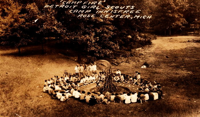 Camp Innisfree - Vintage Postcard